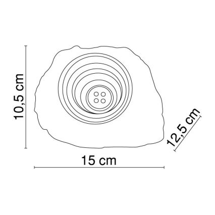 Globo - KOMPLEKT 3x LED Päikesepaneeliga valgusti LED/1,2V IP44