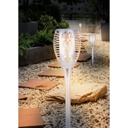 Globo - LED Päikesepaneeliga valgusti LED/3,6W/3V 1800K IP44 läikiv kroom