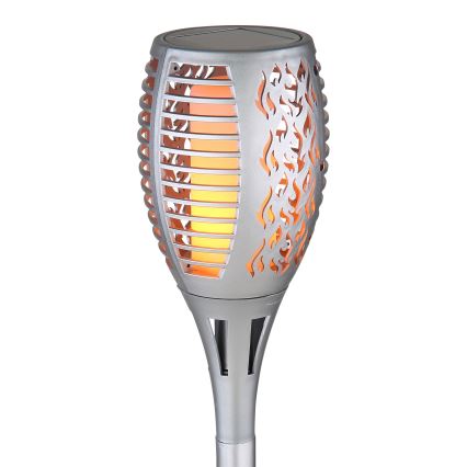 Globo - LED Päikesepaneeliga valgusti LED/3,6W/3V 1800K IP44 läikiv kroom