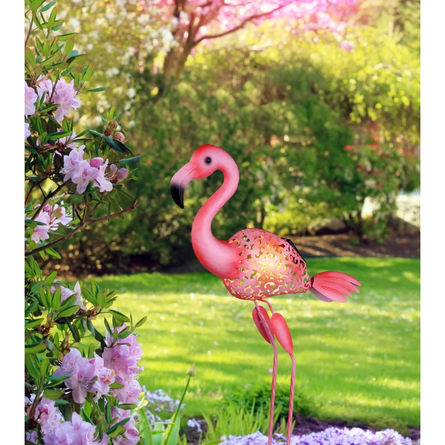 Globo - LED-päikeselamp LED/3V IP44 300 mAh flamingo-kujuline