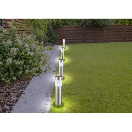 Globo - KOMPLEKT 4x LED Päikesepaneeliga valgusti LED/0,07W/3V IP44 600 mAh