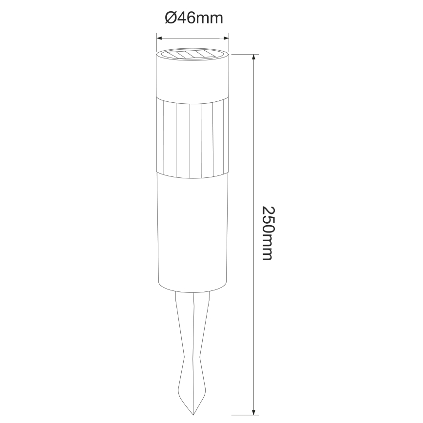 Globo - KOMPLEKT 4x LED Päikesepaneeliga valgusti LED/0,06W/3,2V IP44 100 mAh