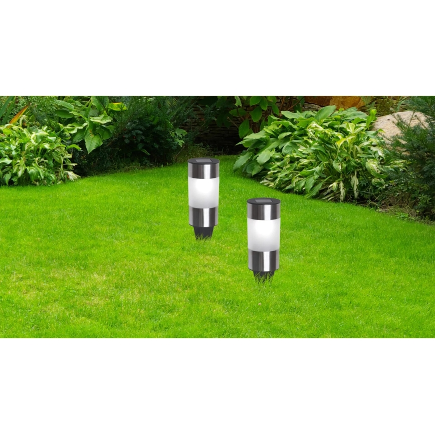 Globo - KOMPLEKT 3x LED Päikesepaneeliga valgusti LED/0,06W/3,2V IP44 200 mAh