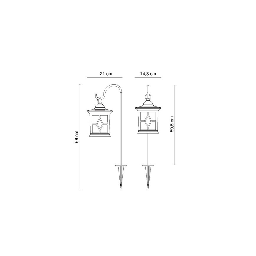 Globo - LED Päikesepaneeliga valgusti LED/0,05W/3,2V IP44 300 mAh