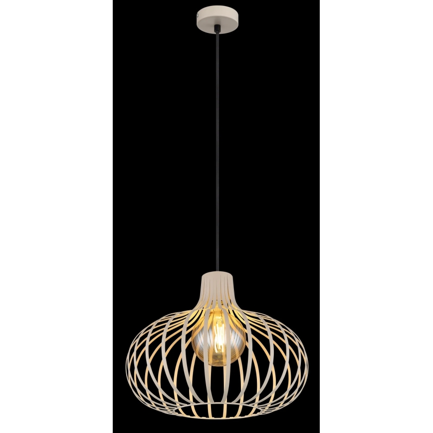 Globo - ripplühter kaabliga 1xE27/40W/230V beež