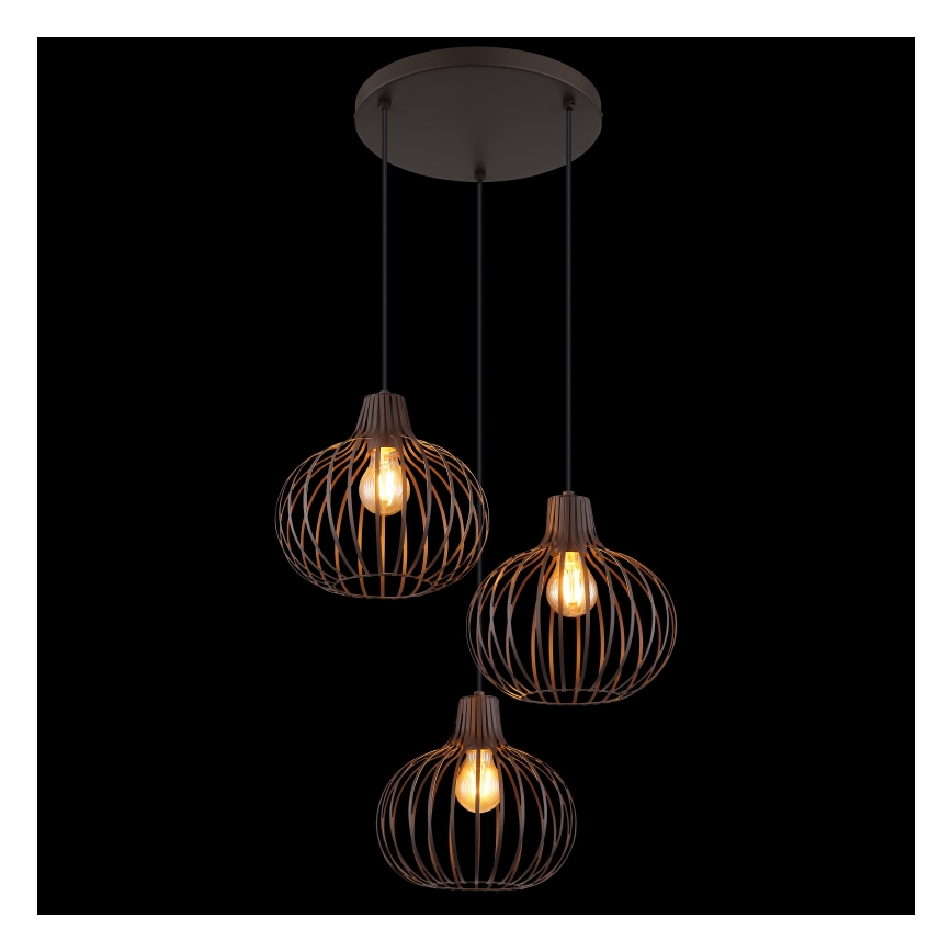 Globo - rippvalgusti kaabliga 3xE27/40W/230V