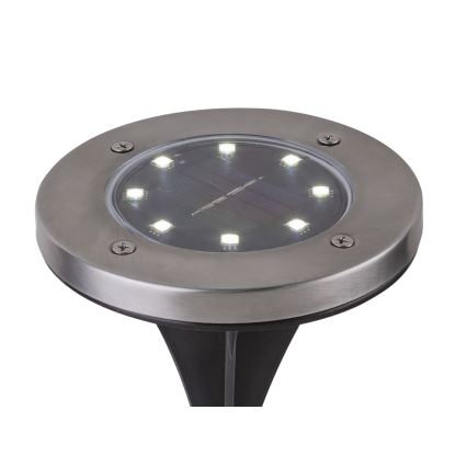 Globo - KOMPLEKT 2x LED Päikesepaneeliga valgusti LED/0,8W/3V IP44 300 mAh