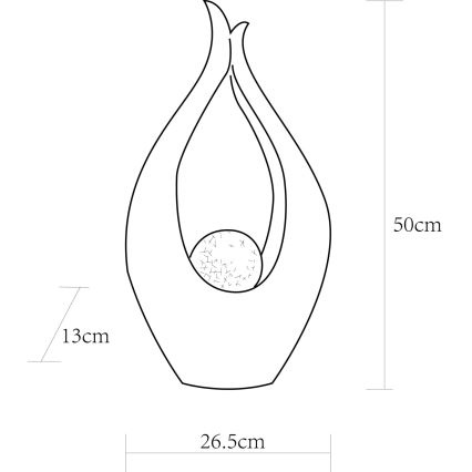 Globo - LED Päikesepaneeliga valgustus LED/0,06W/3V IP44