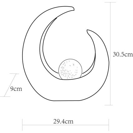 Globo - LED Päikesepaneeliga valgusti LED/0,02W/3V IP44