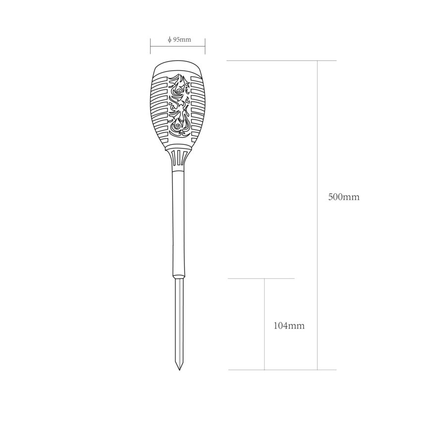Globo - KOMPLEKT 2x LED Päikesepaneeliga valgusti LED/0,1W/3V IP44