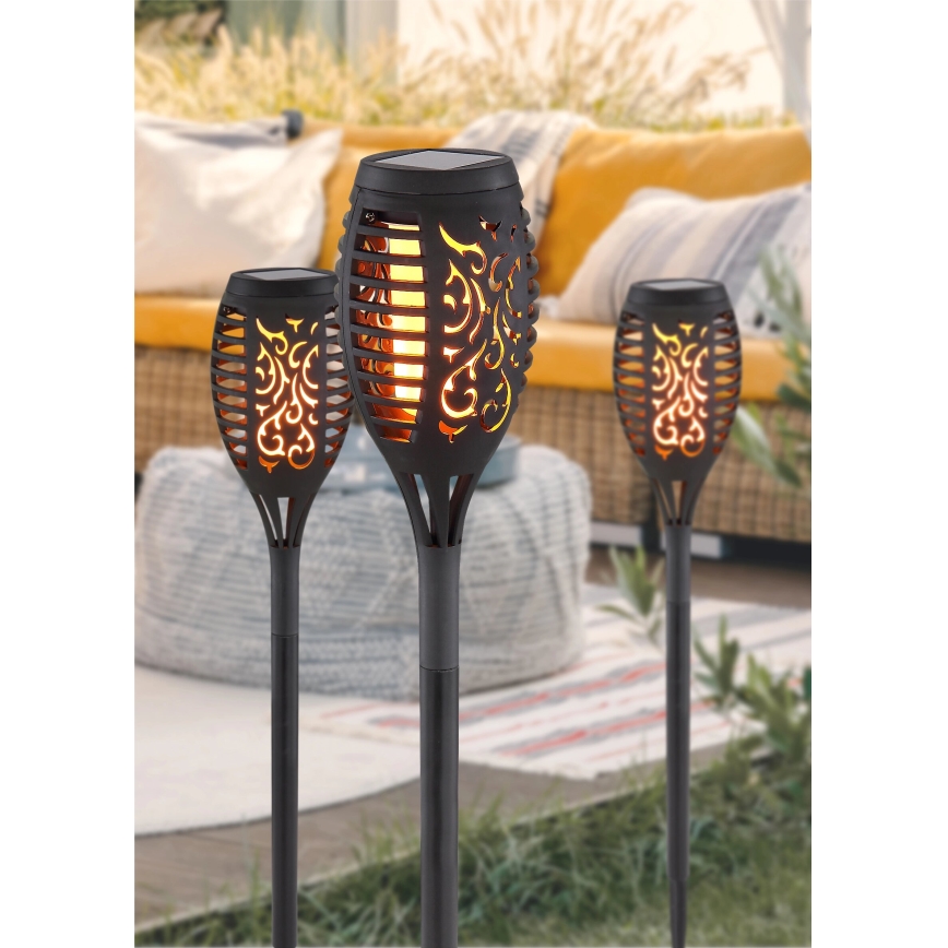 Globo - KOMPLEKT 3x LED Päikesepaneeliga valgusti LED/0,1W/3V IP44 200 mAh