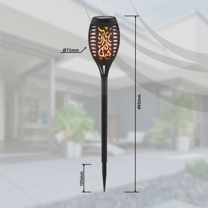 Globo - KOMPLEKT 3x LED Päikesepaneeliga valgusti LED/0,1W/3V IP44 200 mAh