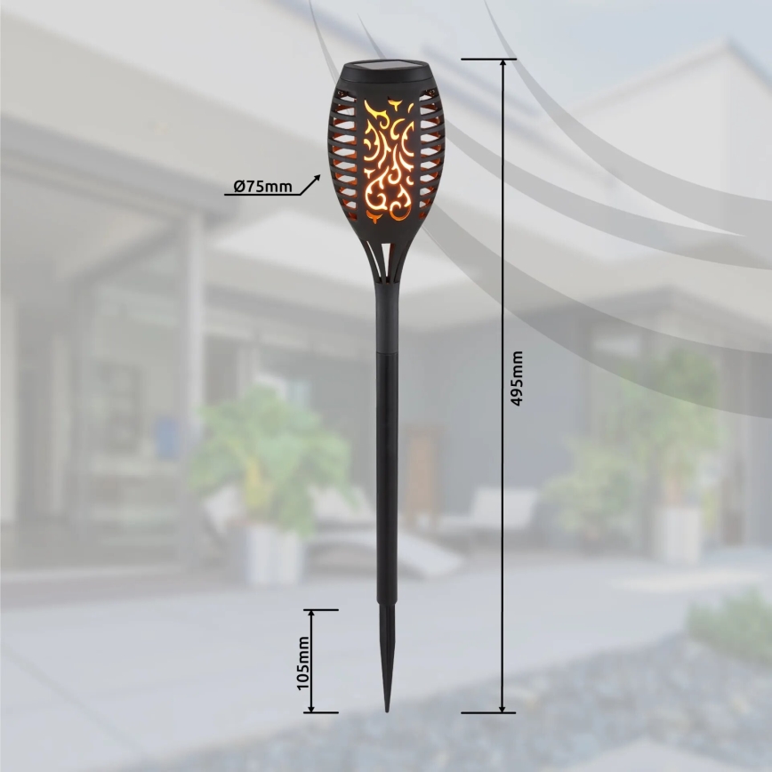 Globo - KOMPLEKT 3x LED Päikesepaneeliga valgusti LED/0,1W/3V IP44 200 mAh