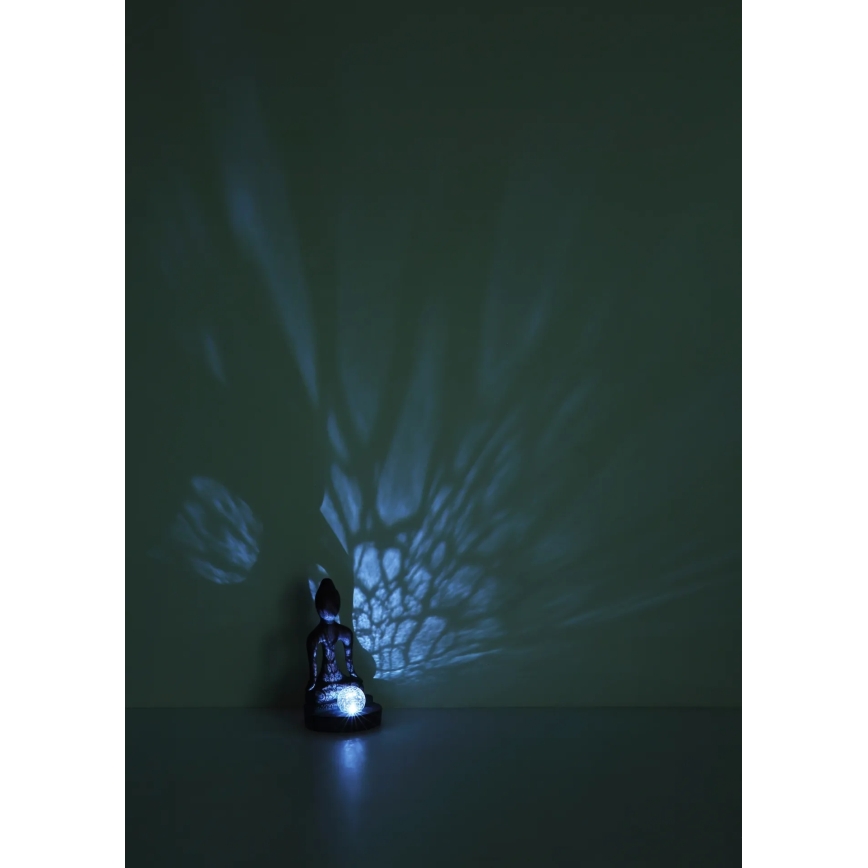 Globo - LED päikesevalgusti LED/3V IP44 200 mAh Buddha kuju