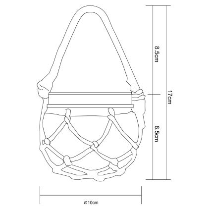 Globo - LED Päikesepaneeliga valgusti LED/0,06W/3,2V IP44