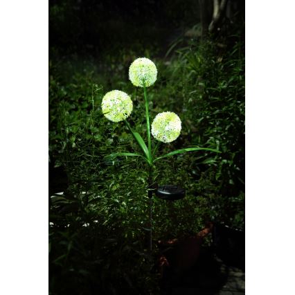 Globo  - LED Päikesepaneeliga valgusti 3xLED/0,06W/3V 5000K IP44 kollane