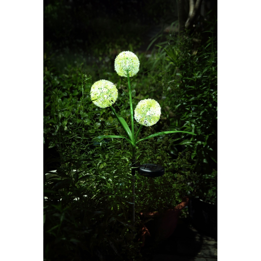 Globo  - LED Päikesepaneeliga valgusti 3xLED/0,06W/3V 5000K IP44 kollane