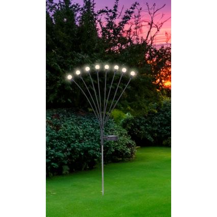 Globo - LED Päikesepaneeliga valgusti 8xLED/0,06W/3,2V 3000K IP44