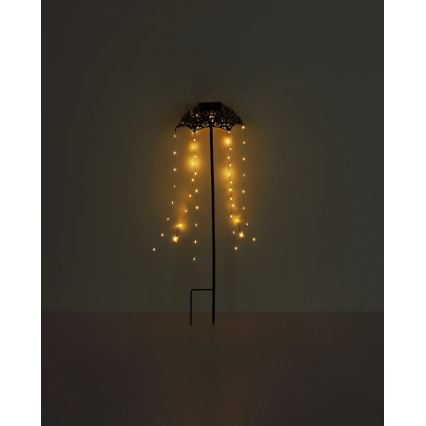 Globo - LED päikesevalgusti LED/3V IP44 300 mAh vihmavari