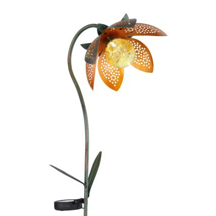 Globo - LED päikesevalgusti LED/3,2V IP44 200 mAh õis