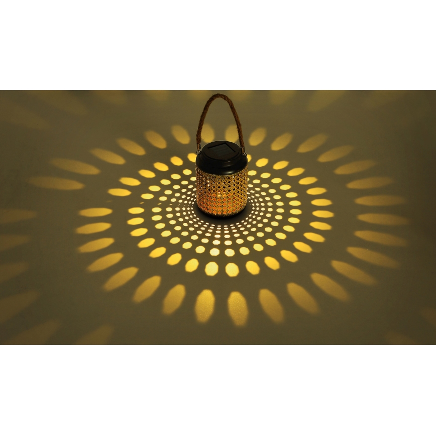 Globo - LED Päikesepaneeliga valgusti LED/0,06W/3V 3000K IP44 bambus