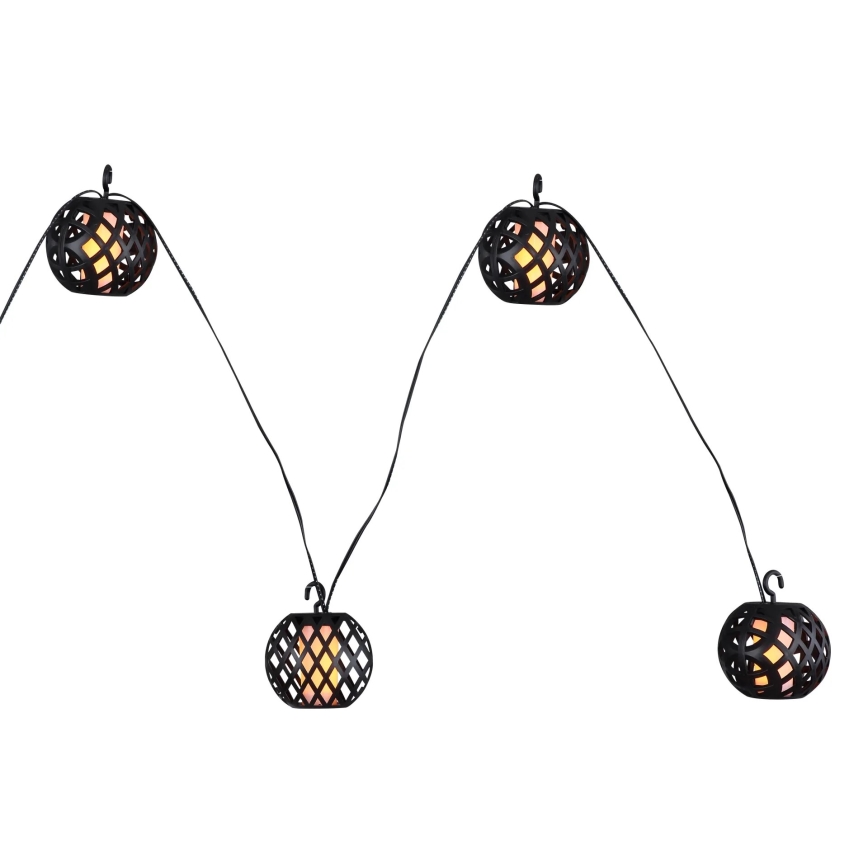 Globo - LED Päikesepaneeliga Dekoratiivne kett 98xLED/0,1W/3V 410 cm IP44 600 mAh