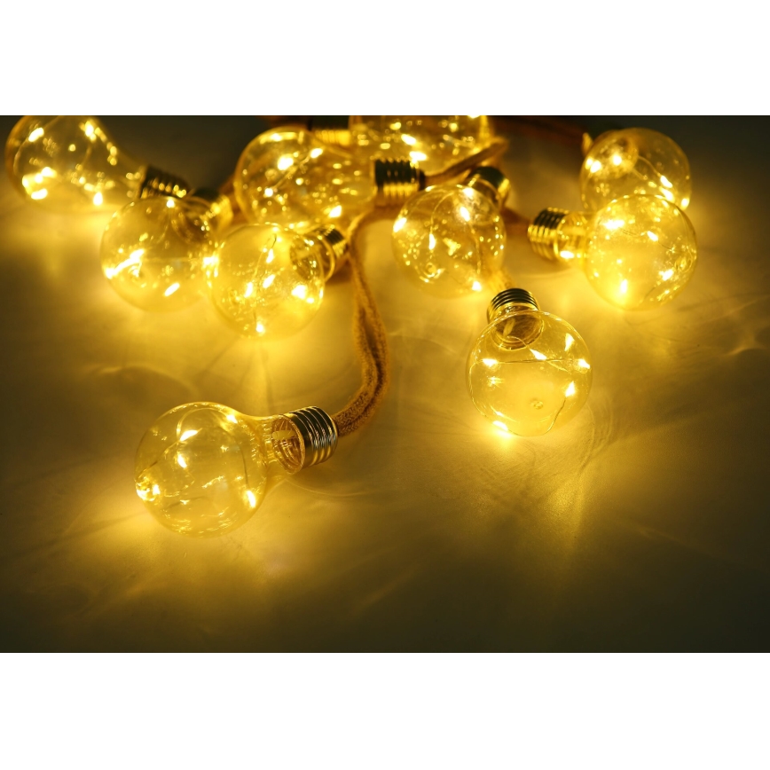 Globo - LED Päikesepaneeliga dekoratiivne kett 50xLED/0,06W/3,2V 570 cm IP44