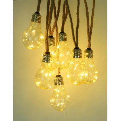 Globo - LED Päikesepaneeliga dekoratiivne kett 50xLED/0,06W/3,2V 570 cm IP44