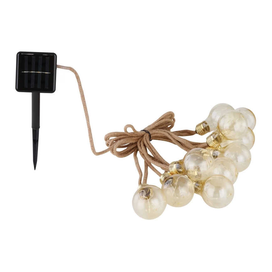 Globo - LED Päikesepaneeliga dekoratiivne kett 50xLED/0,06W/3,2V 570 cm IP44