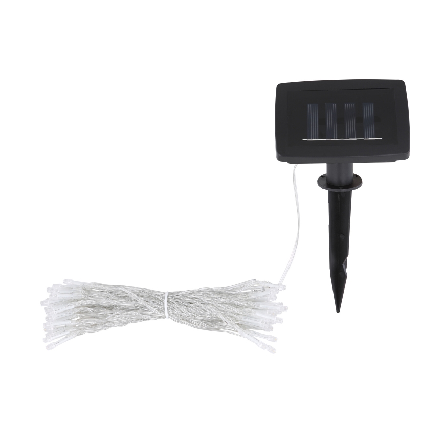 Globo - LED Päikesepaneeliga valguskett 10 m 50xLED/2,4V IP44