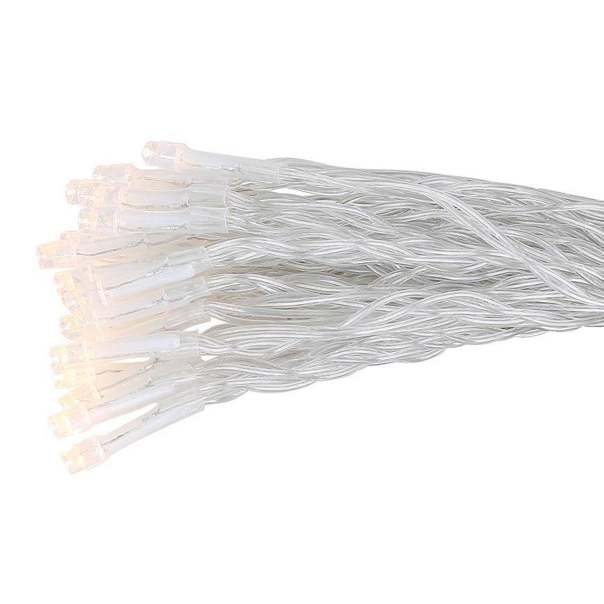 Globo - LED Päikesepaneeliga valguskett 10 m 50xLED/2,4V IP44