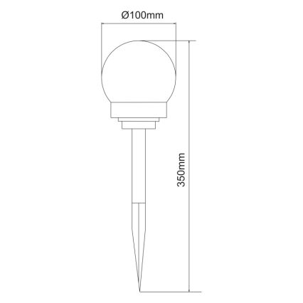 Globo - KOMPLEKT 3x LED Päikesepaneeliga valgusti LED/0,06W/3V 4000K d. 10 cm IP44