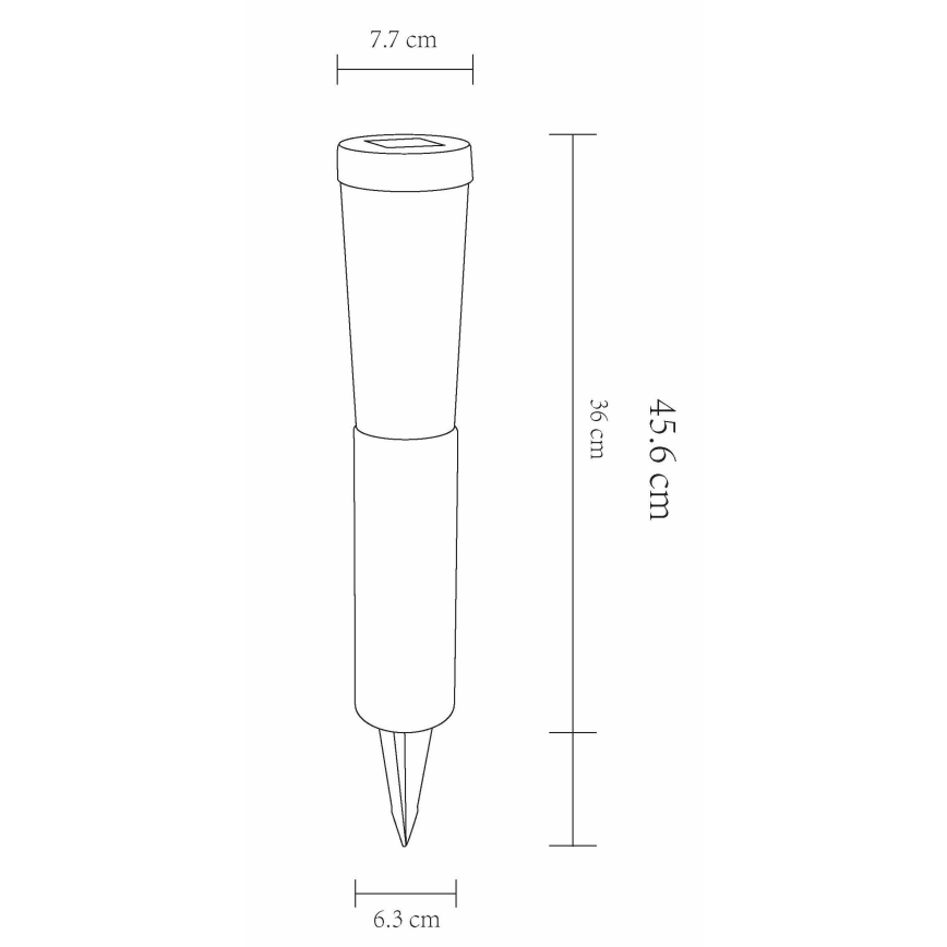 Globo - KOMPLEKT 2x LED Päikesepaneeliga valgusti LED/0,1W/3V 6000K IP44 400 mAh