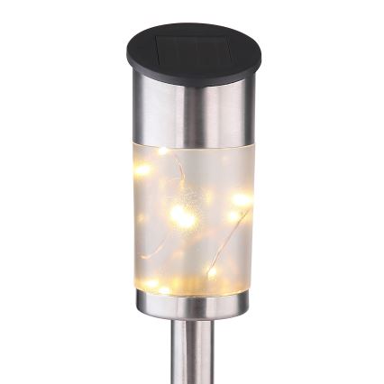 Globo- KOMPLEKT 2x Päikesepaneeliga valgusti 10xLED/0,06W/1,2V IP44