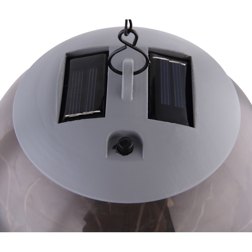 Globo - LED Päikesepaneeliga lühter ketiga 20xLED/0,06W/1,2V d. 15 cm IP44