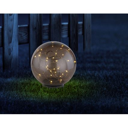 Globo - LED Päikesepaneeliga valgusti 30xLED/0,06W/1,2V d. 20 cm IP44