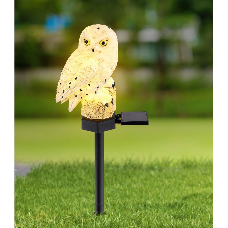 Globo - LED Päikesepaneeliga valgusti LED/0,06W/3V IP44 öökull