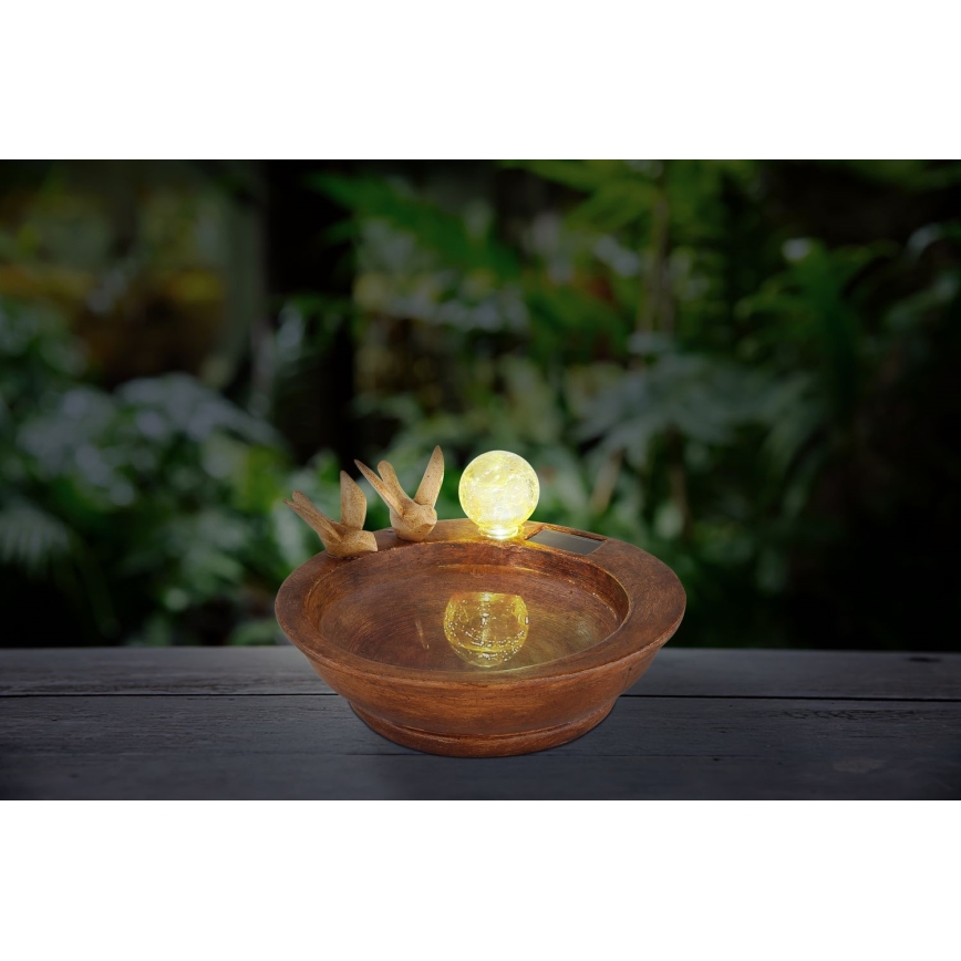 Globo - LED Päikesepaneeliga valgusti LED/0,06W/3V IP44 linnuvann