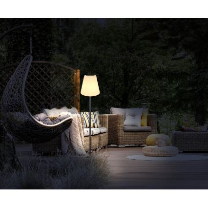 Globo - LED RGB Päikesepaneel puutetundlik põrandalamp LED/0,1W/3V IP44 + kaugjuhtimispult