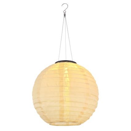 Globo - LED Päikesepaneeliga rippvalgusti LED/0,5W/3V IP44 beež