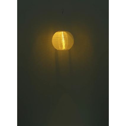 Globo - LED Päikesepaneeliga rippvalgusti LED/0,5W/3V IP44 beež