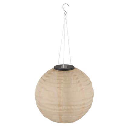 Globo - LED Päikesepaneeliga rippvalgusti LED/0,5W/3V IP44 beež