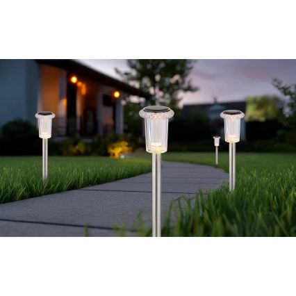 Globo - KOMPLEKT 4x LED Päikesepaneeliga valgusti LED/0,06W/1,2V IP44