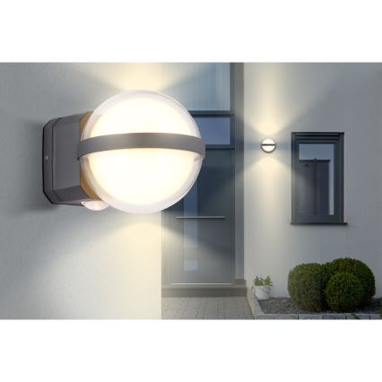 Globo - LED Väli seinavalgusti LED/12W/230V IP54 must