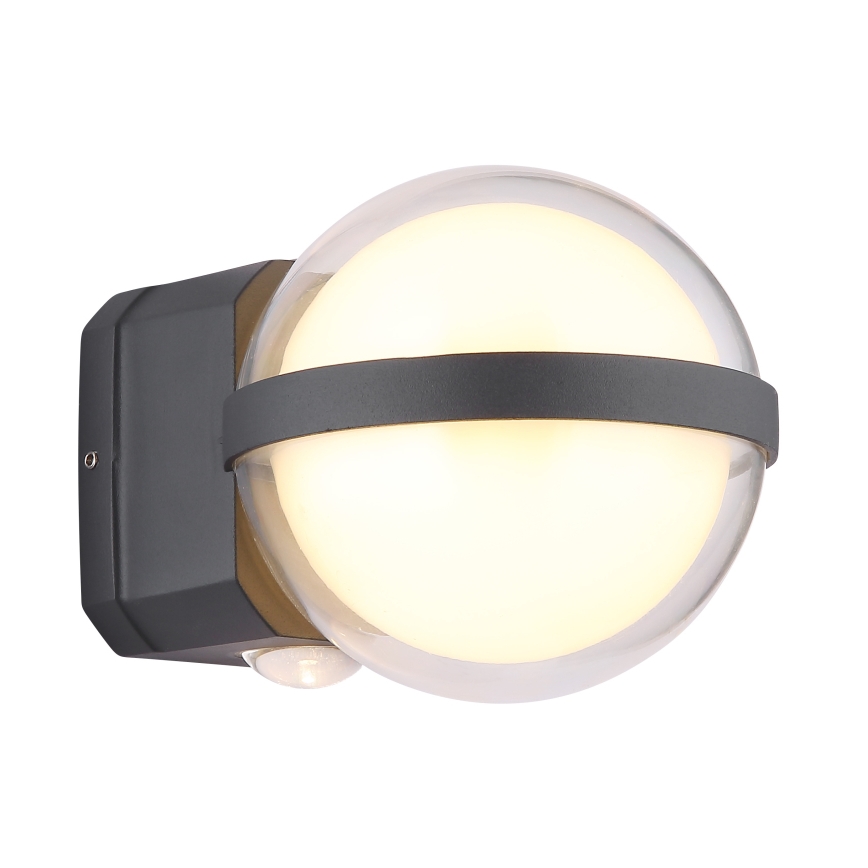 Globo - LED Väli seinavalgusti LED/12W/230V IP54 must