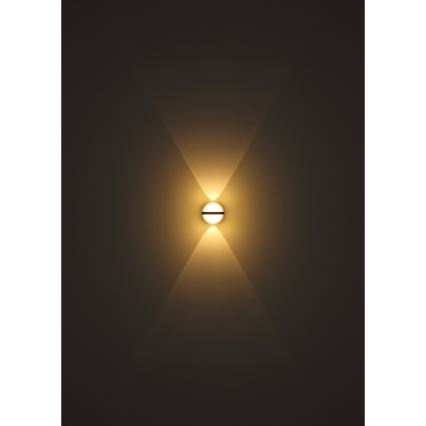 Globo - LED Väli seinavalgusti LED/12W/230V IP54 must