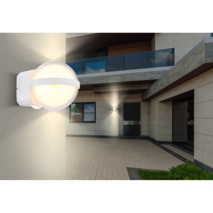 Globo - LED Väli seinavalgusti LED/12W/230V IP54 valge