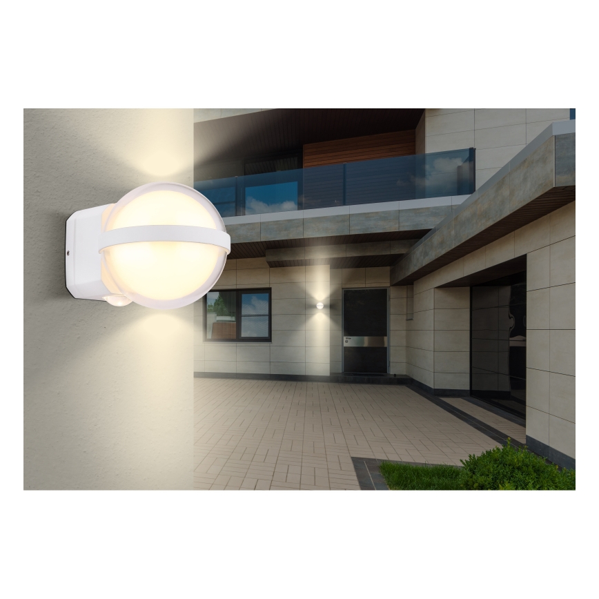 Globo - LED Väli seinavalgusti LED/12W/230V IP54 valge