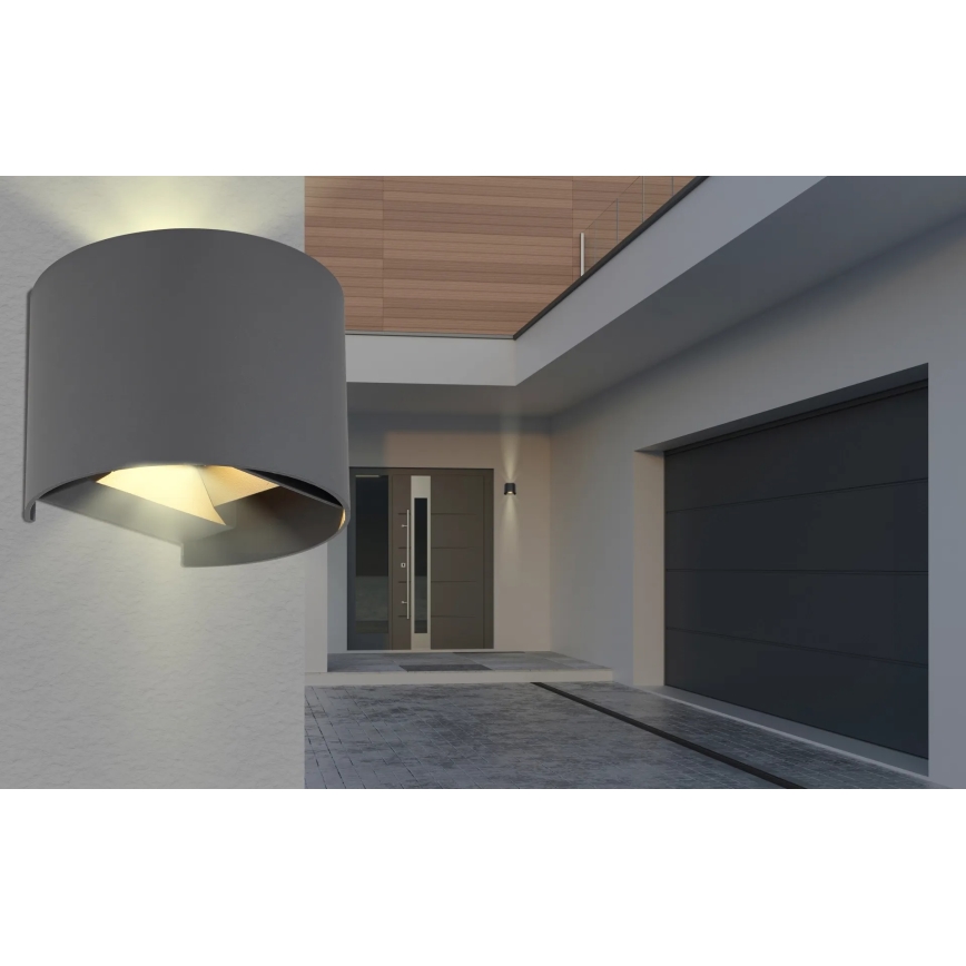 Globo - LED-seinale paigaldatav välisvalgusti 2xLED/3W/230V IP54