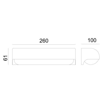 Globo - LED Väli seinavalgusti LED/10W/230V IP54